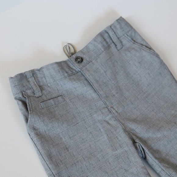 Boys Grey Dress Shorts - Wedding, Church, photos - Picture 3 of 5